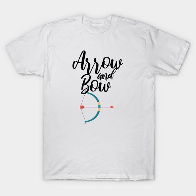 Archery arrow and bow T-Shirt by maxcode